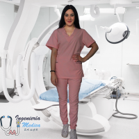 Uniforme Quirurgico Dama Rosa